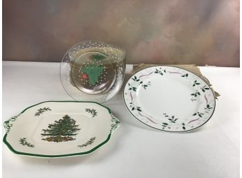 Lot Of Christmas Dishes