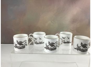 Royal Worcester England Lot Of 5 Tea Cups