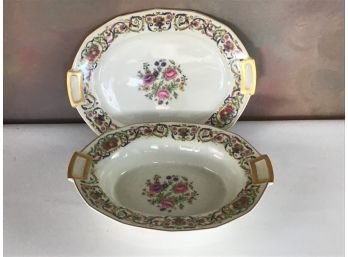 Limoges Finest French Platter And Bowl