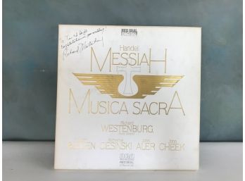 Handel Messiah Signed Records