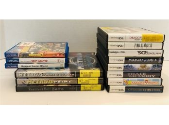 Eight Nintendo DS Games, Three PS Vita Games, Three Game Cube Video Games ( See Photos For Titles)