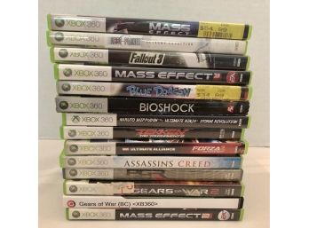 Lot Of Fourteen X Box 360 Games - View Titles In Photos