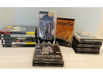 Original Play Station, Play Station 2, & PS Portable GAMES ~ View Photos For All Titles ~ Rare PERSONA Game