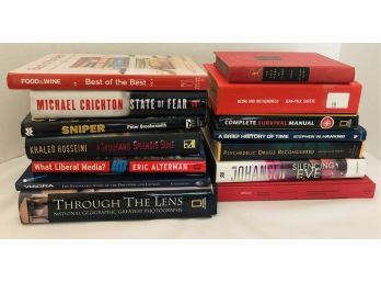 Book Lot # 2 - Assorted Hard Cover Books - Titles Can Be Seen In Photos