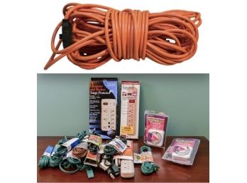 50 Ft Outdoor Extension Cord, Surge Strips, Vacation Security Timers And More