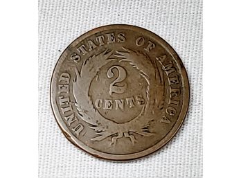 2 Cent Piece 1864     Civil War Coin