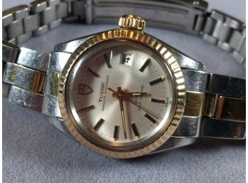 Incredible Authentic Ladies ROLEX / TUDOR Watch  - OysterDate Princess - Keeps EXCELLENT Time - (J29)