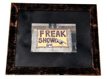 Signed 'Freak Show Alive' Photograph By Jack Miller