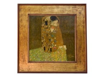 Hand-painted Oil Reproduction Of Gustav Klimt's 'The Kiss'