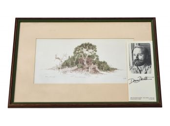 Donn Devita Signed Limited Edition 'Brewster Mill' Lithograph