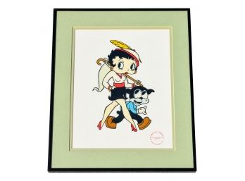 Betty Boop “Betty On Parade” Limited Edition Framed Serigraph Cel By Richard Fleischer With COA