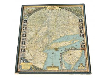 The Reaches Of New York City Framed Map