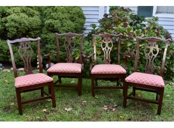 Set Of Four ETHAN ALLEN Wood Dining Chairs