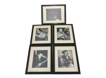 Set Of Five Original Photographs Of Recording Artists