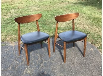 Mid Century Modern Lane Dining Chairs (2)