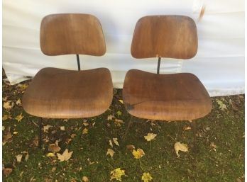 Mid Century Modern Herman Miller Eames Chairs
