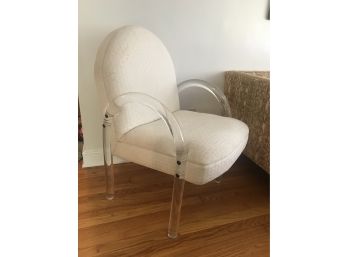 Mid Century Modern Pace Lucite Arm Chair