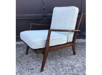 MID CENTURY MODERN Walnut Lounge Chair By MEL SMILOW