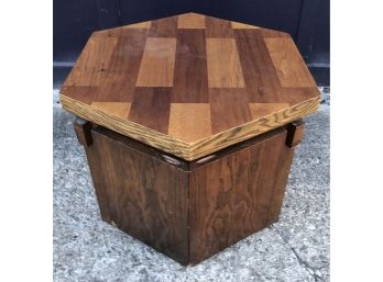 MID CENTURY MODERN Octagonal Side Table By LANE