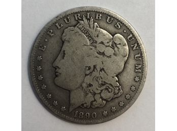 1890 O Morgan Silver Dollar