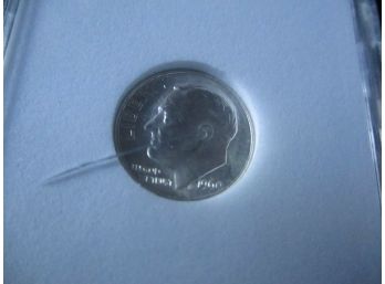 1960 P U.S. Silver Roosevelt Dime, MS 70