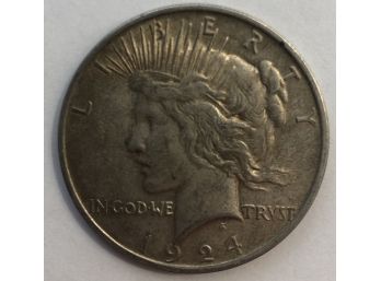 1924 Peace Dollar