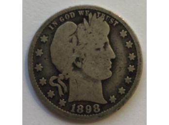 1898 Barber Quarter