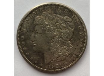 1921 S Morgan Silver Dollar