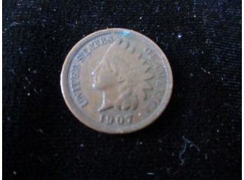 1907 U.S. Indian Head Penny