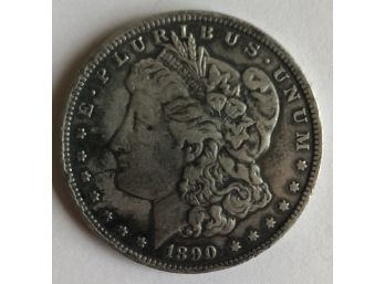 1890 O Morgan Silver Dollar