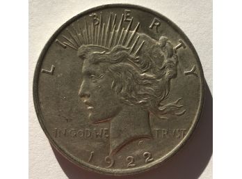 1922 Peace Dollar (nice Coin)