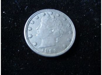 1883 P U.S. V Nickel