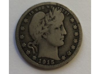 1915 Barber Quarter