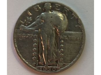 1930 S Standing Liberty Quarter