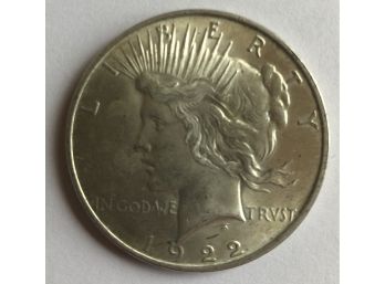 1922 Peace Dollar