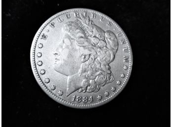 1884 P U.S. Morgan Silver Dollar