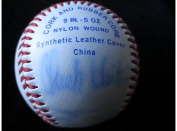 Autographed Baseball, Lot 2