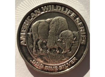 American Wildlife Series 1 Oz .999 Silver 'Marked Historic Colorado Mining'