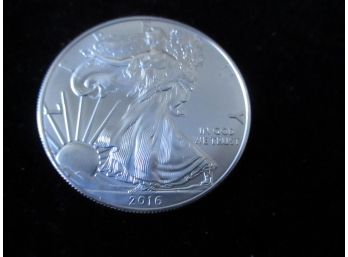 2016 U.S. Eagle Silver Dollar, 1 Troy Oz., .999