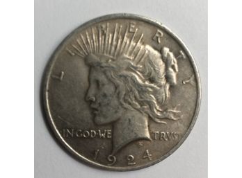 1924 Peace Dollar