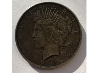 1922 Peace Dollar