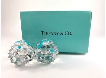 Tiffany & Co. Crystal Candle Holders