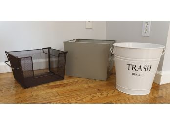 Collection Of Office Accessories And Storage