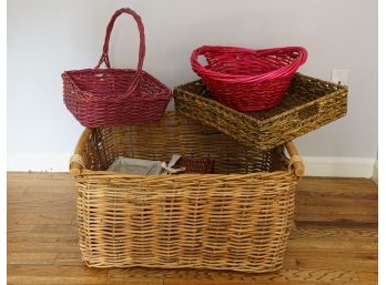 Collection Of Woven Baskets