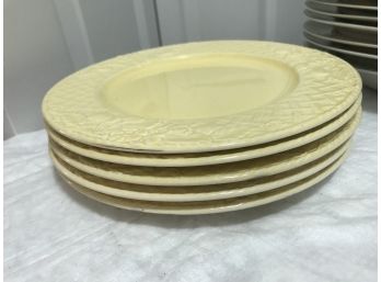 Pretty Yellow Villeroy And Boch Luncheon Plates (5)