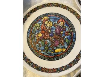 Limoges Religious Collector's Plate - La Fuite En Egypte
