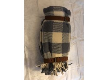 Wool Plaid Throw From Woolmark - Never Used