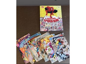 Comics And A Spiderman Mag