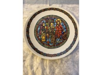 Limoges Religious Collector's Plate -Refus D'Hebergement