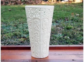 A Large 'Jasmine 120th Anniversary Vase' By Lenox